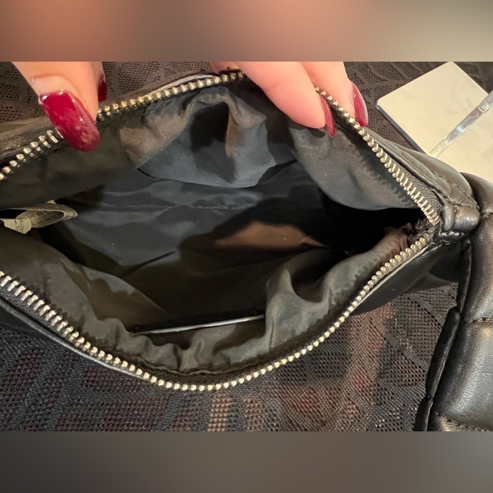Zara Black Quilted Puffer Shoulder Bag Purse - Picture 6 of 6